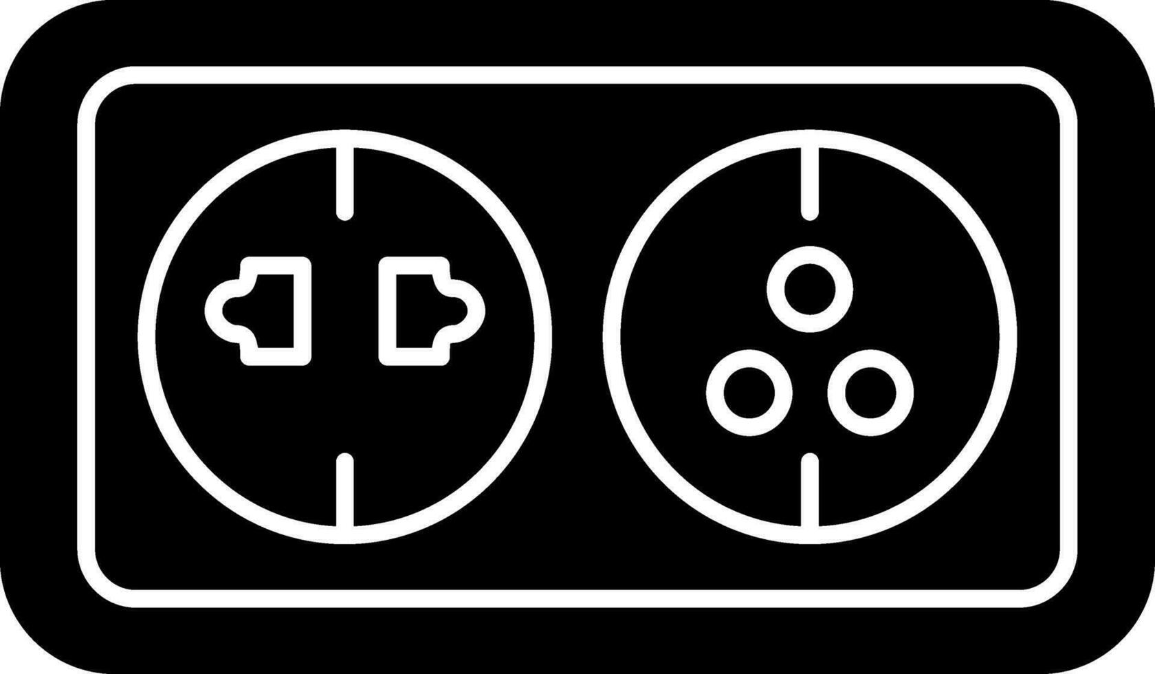 Wall socket Vector Icon Design