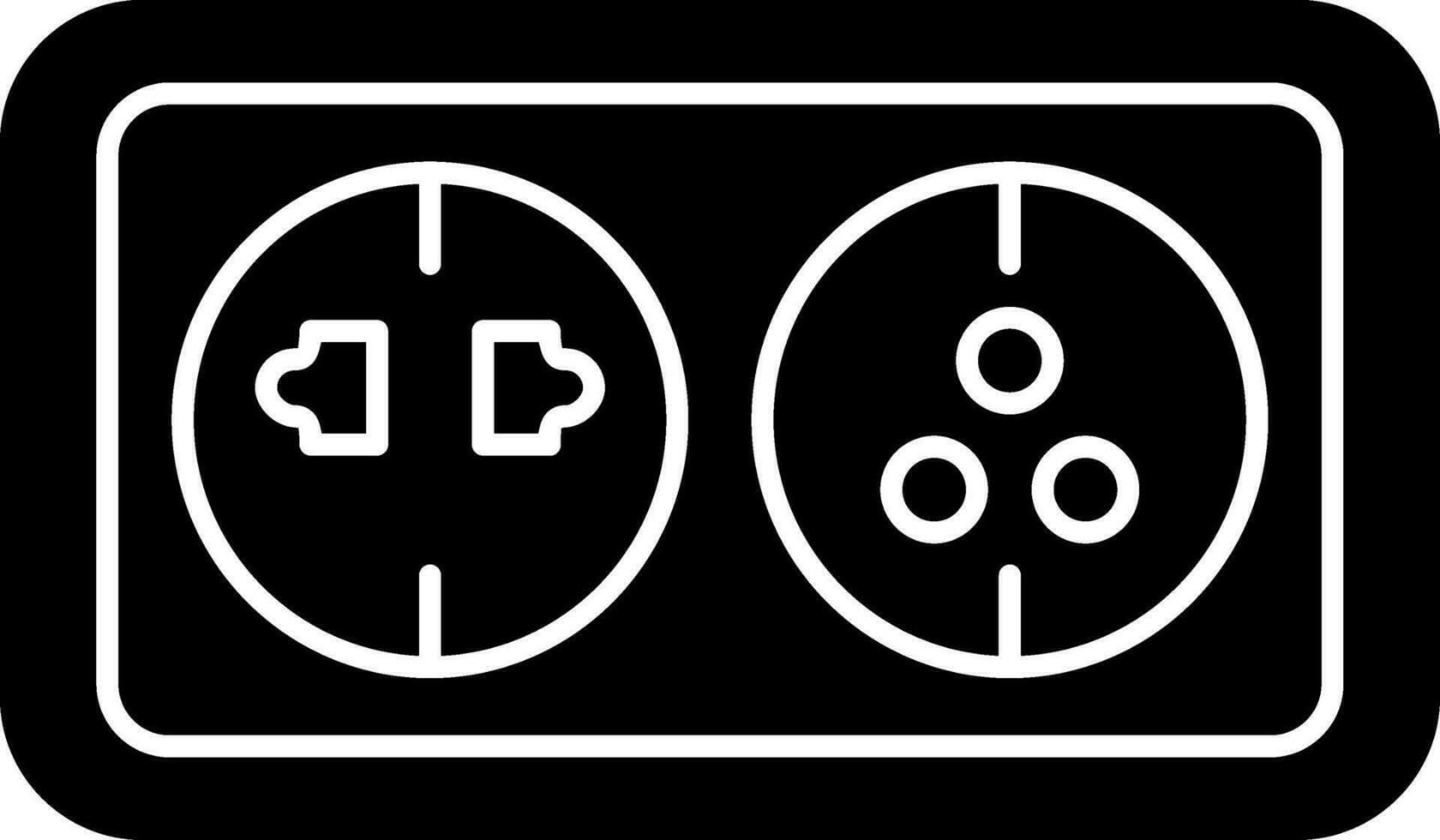 Wall socket Vector Icon Design