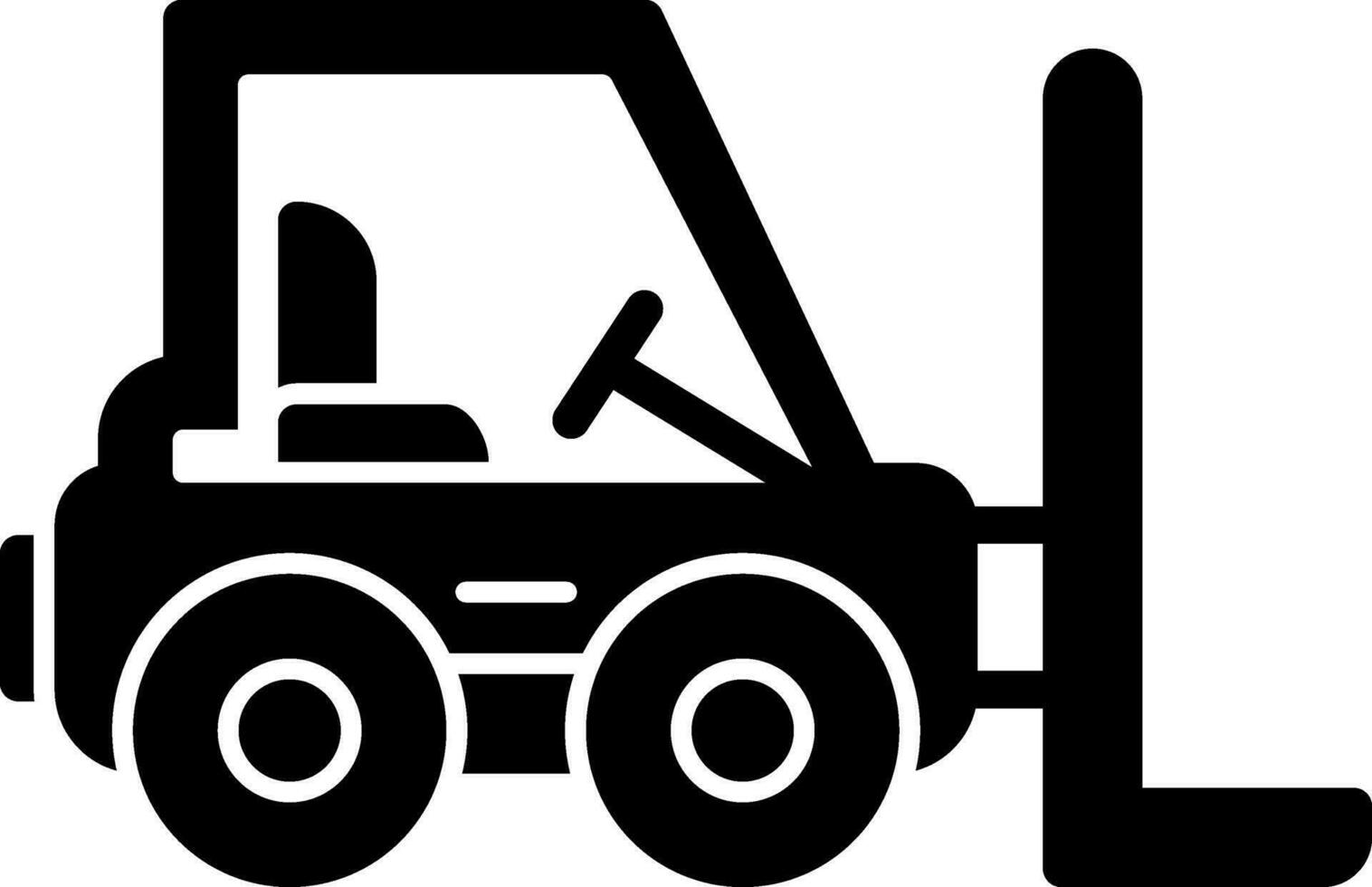 Forklift Vector Icon Design