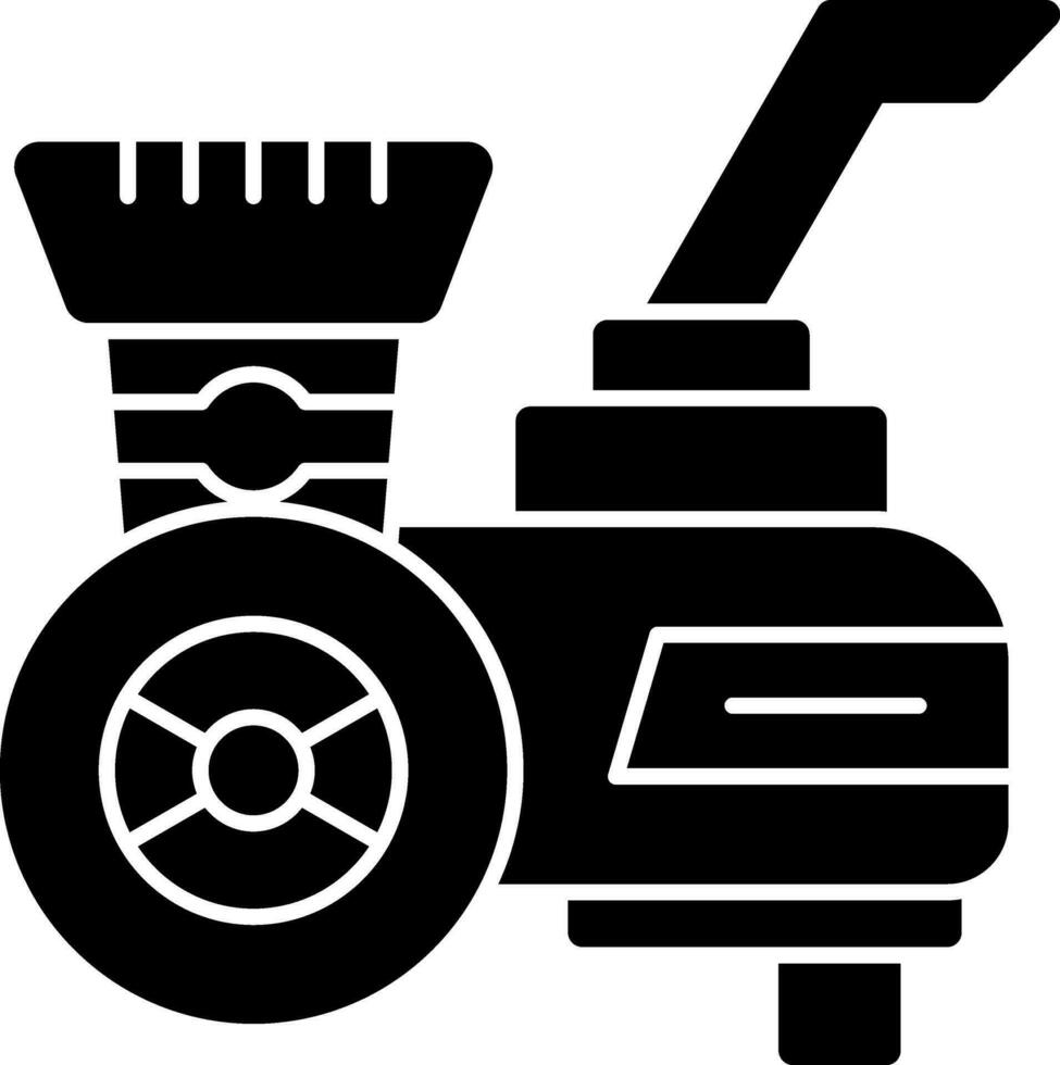 Wood chipper Vector Icon Design