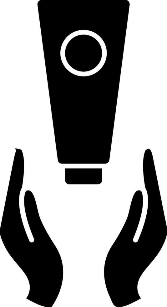 Hand Cream Vector Icon Design