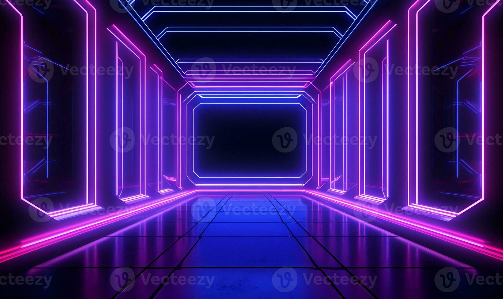 purple futuristic neon background, ai generative photo