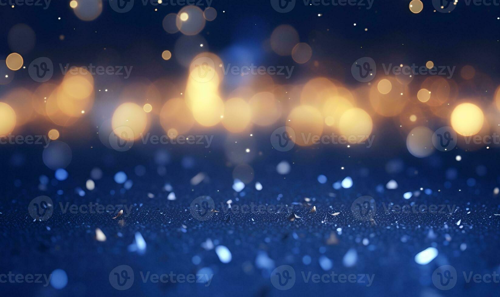 blurry sparkle light rain drop window night background, ai generative photo