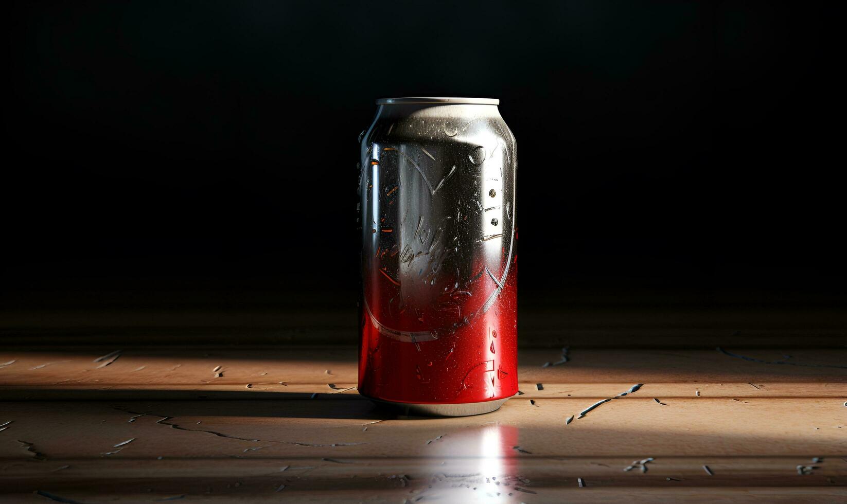 plain soda can blank space, ai generative photo