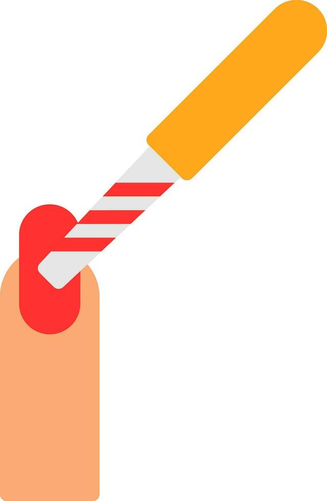 Nail File Vector Icon Design