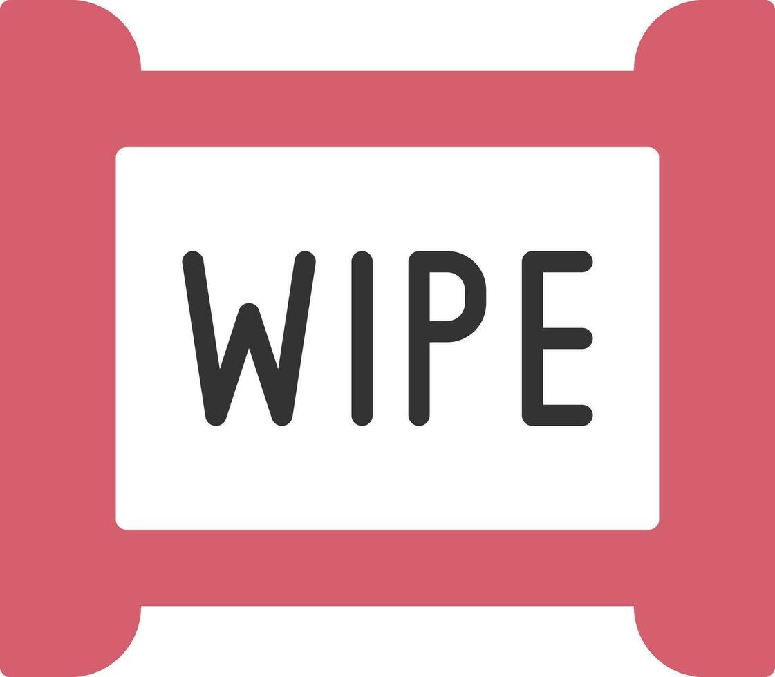 Makeup Wipes Vector Icon Design