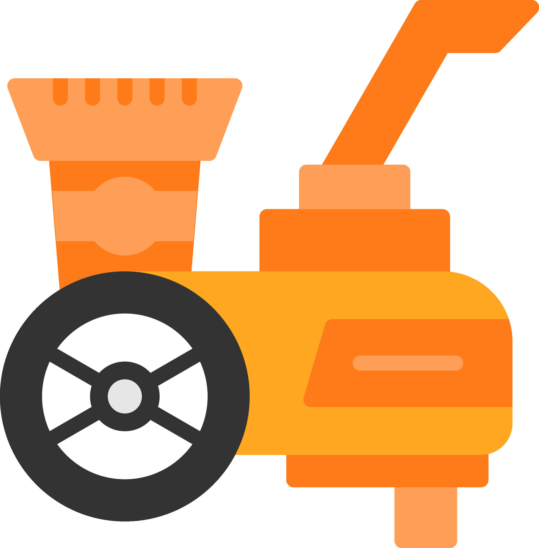 Wood chipper Vector Icon Design 30605442 Vector Art at Vecteezy