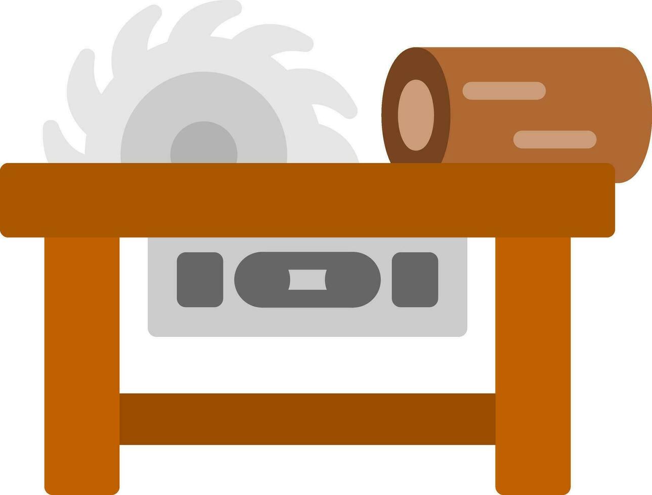 Sawmill Vector Icon Design