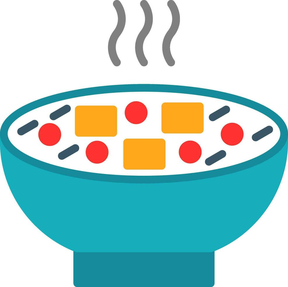 Miso Soup Vector Icon Design