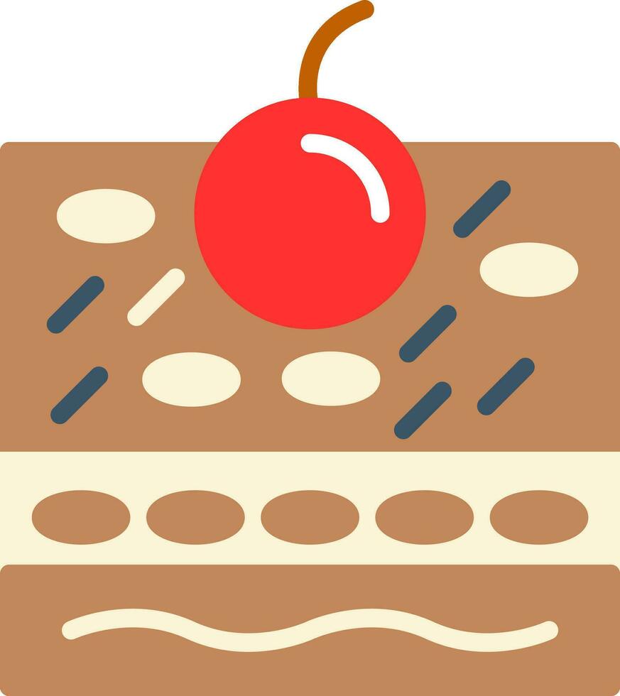 Tiramisu Vector Icon Design