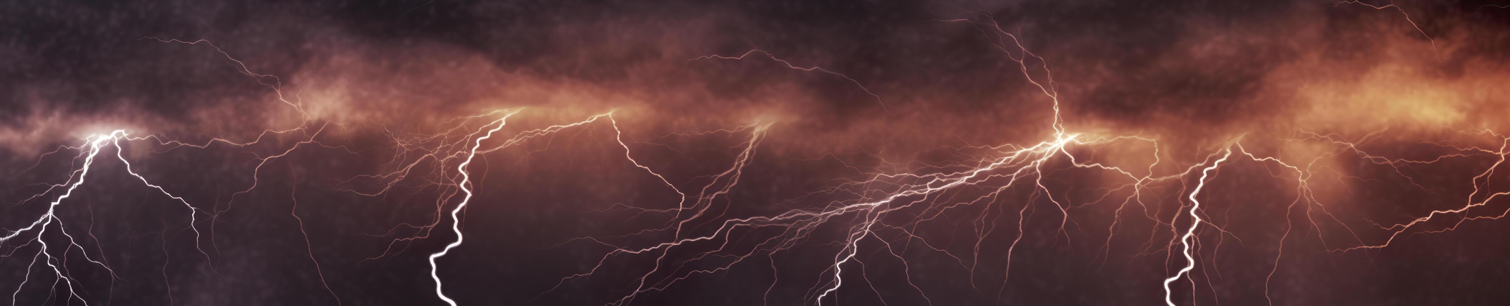 flat thunder lightning texture. Generative AI photo