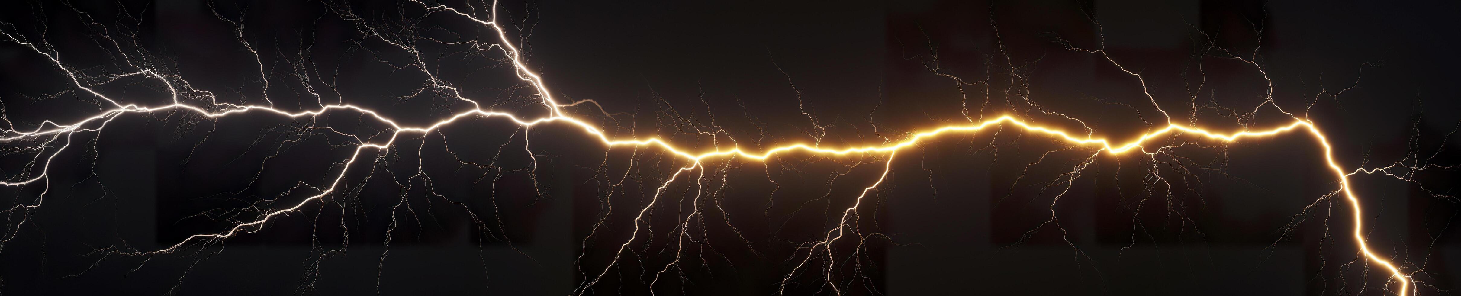 flat thunder lightning texture. Generative AI photo