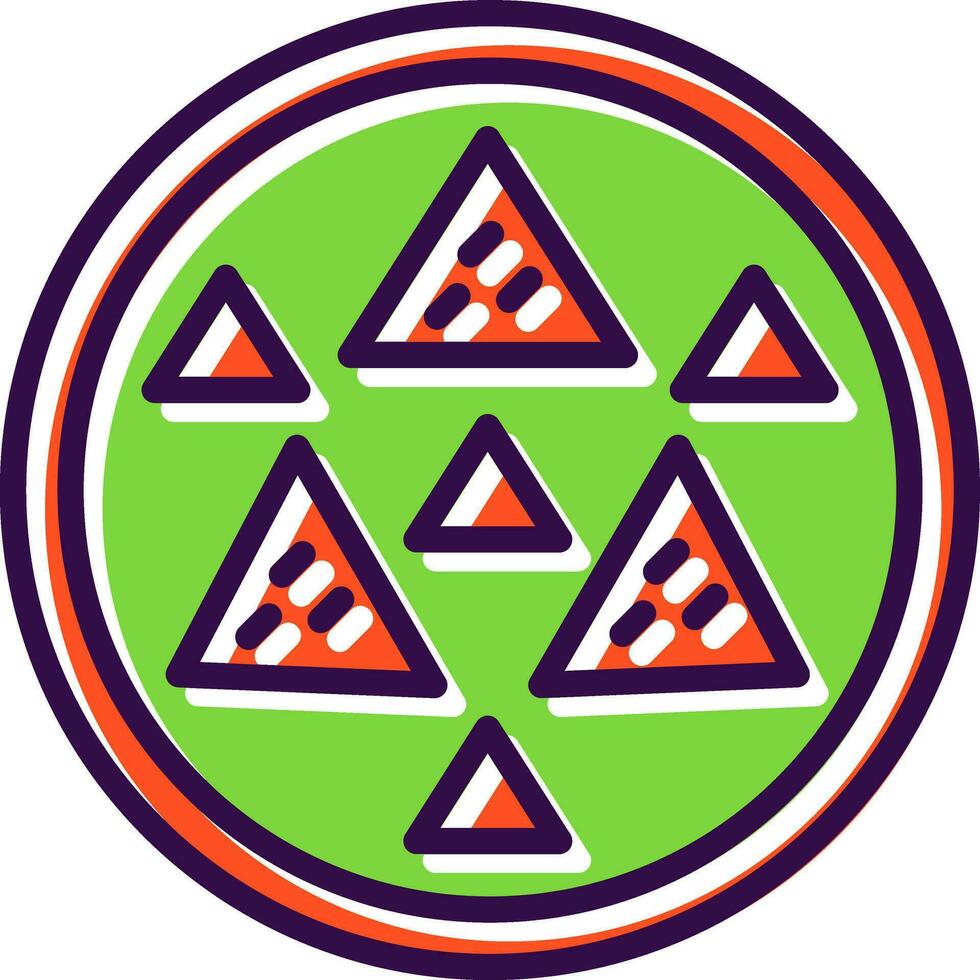 Nachos Vector Icon Design