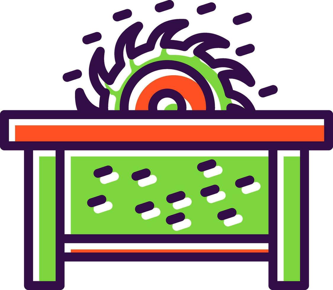 Sawdust Vector Icon Design
