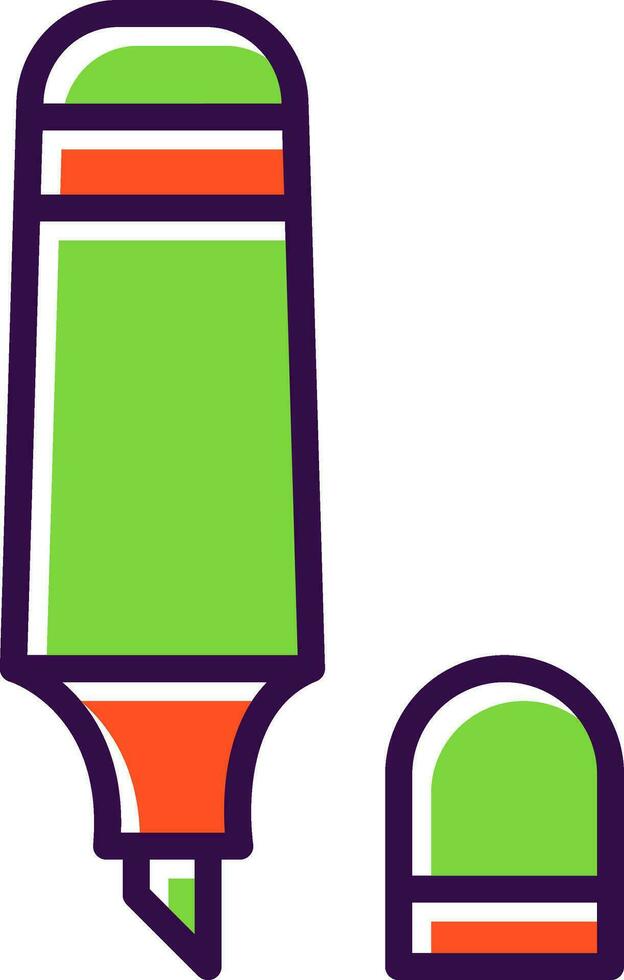 Highlighter Vector Icon Design