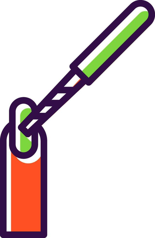 Nail File Vector Icon Design