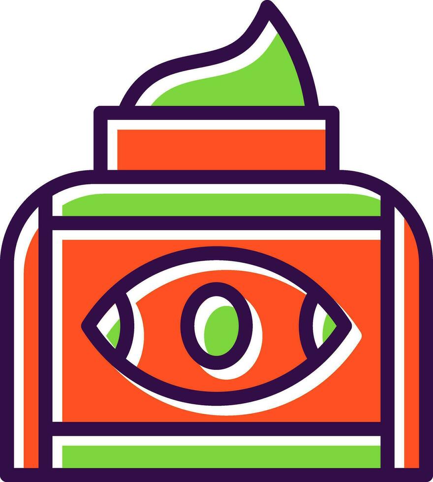 Eye Cream Vector Icon Design