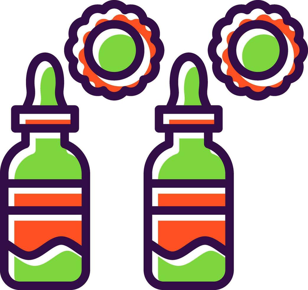 Essential Oils Vector Icon Design