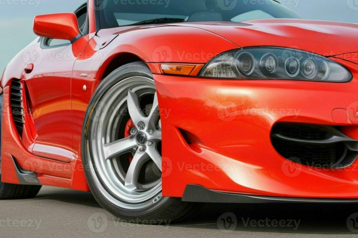 Sport car Toyota Supra JDM.  AI Generative Pro Photo