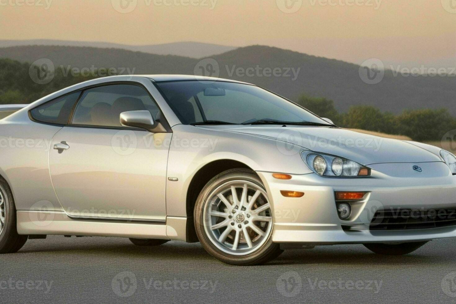 Sport car Toyota Celica JDM.  AI Generative Pro Photo