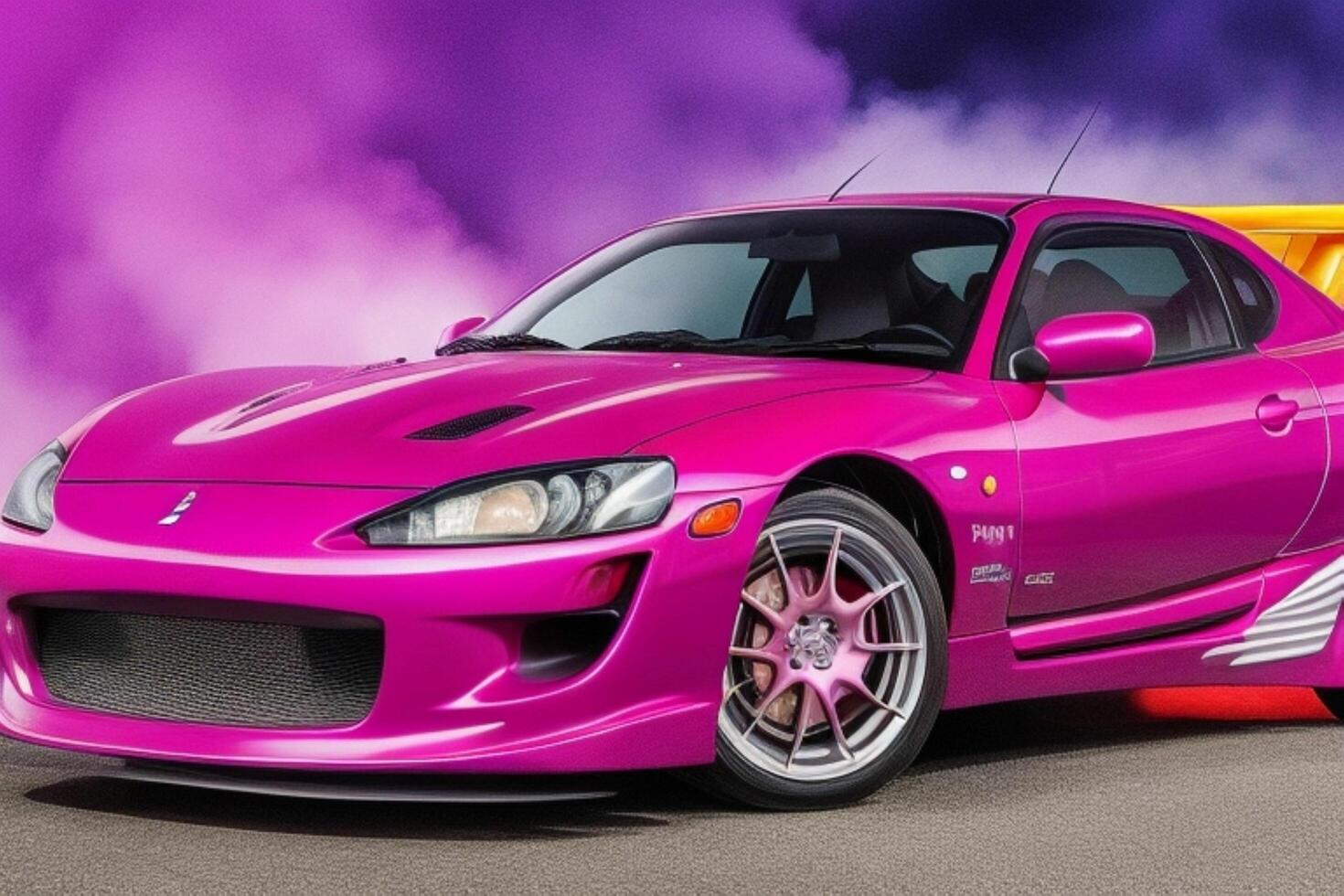 Sport car Mitsubishi fto gpx JDM.  AI Generative Pro Photo