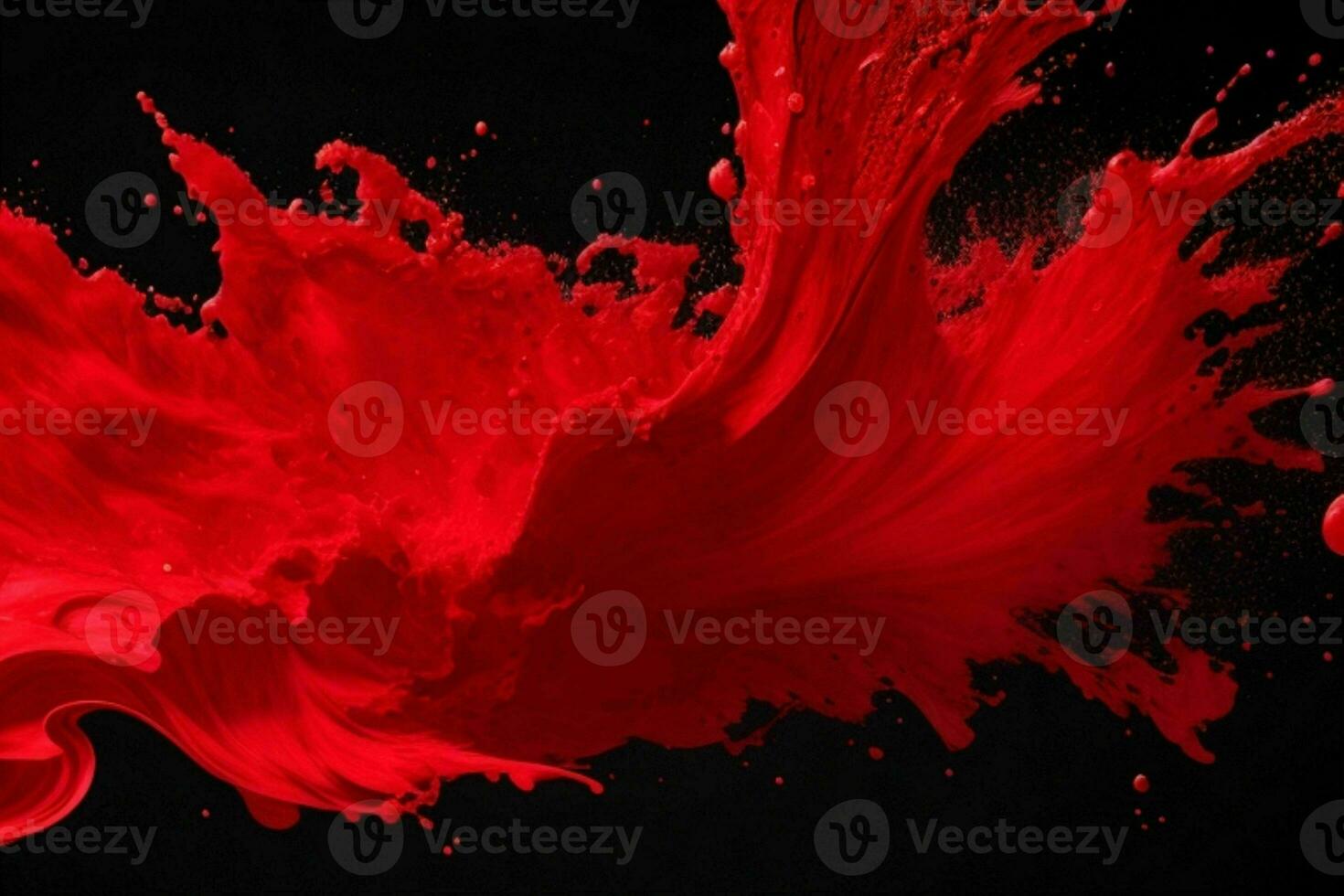 Ink paint splash. AI Generative Pro Photo