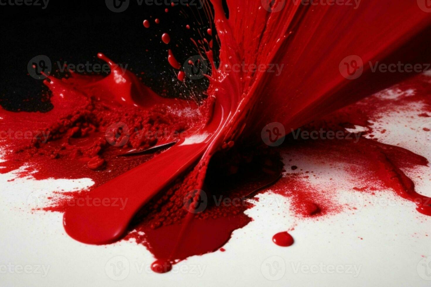 Ink paint splash. AI Generative Pro Photo