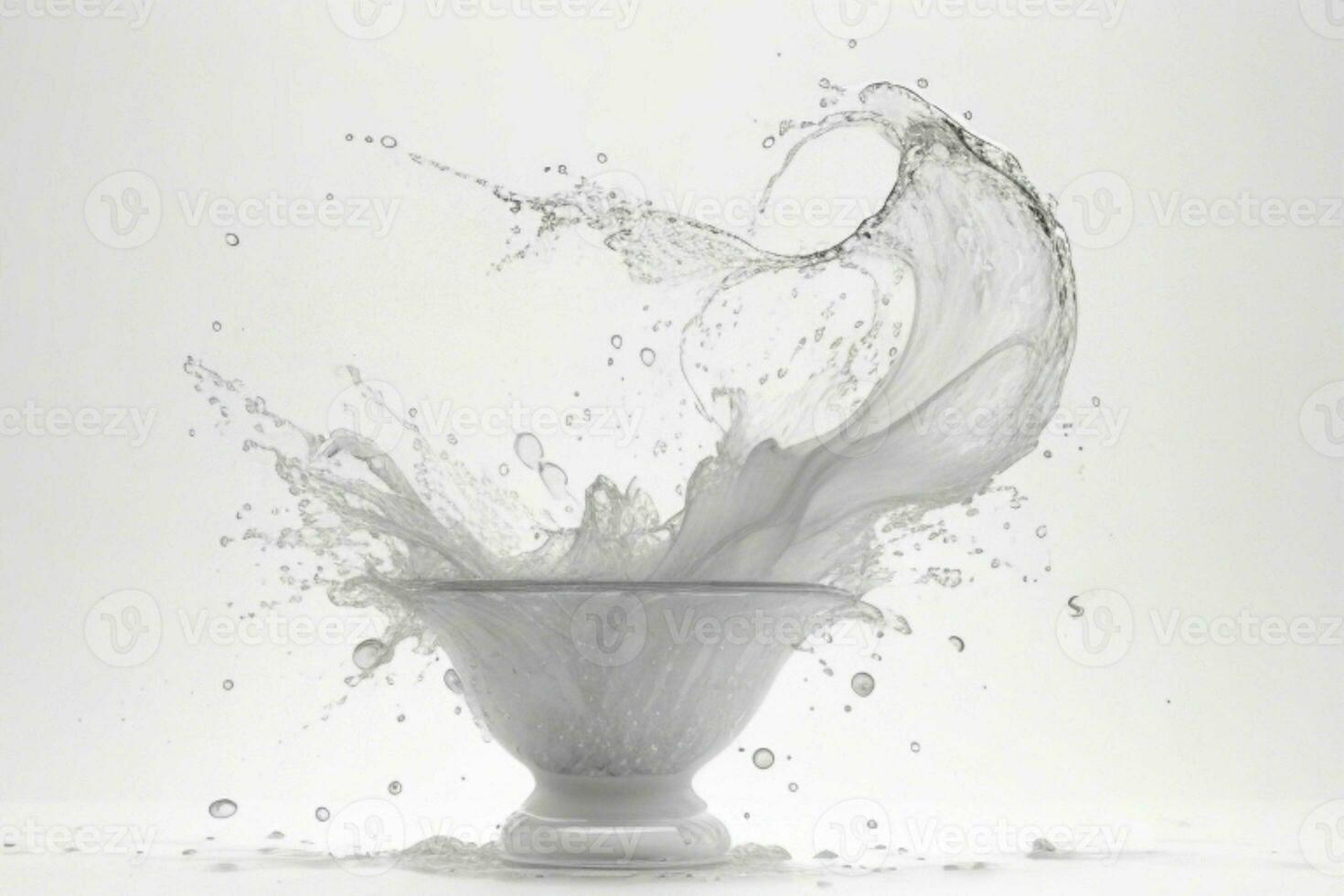 Ink paint splash. AI Generative Pro Photo