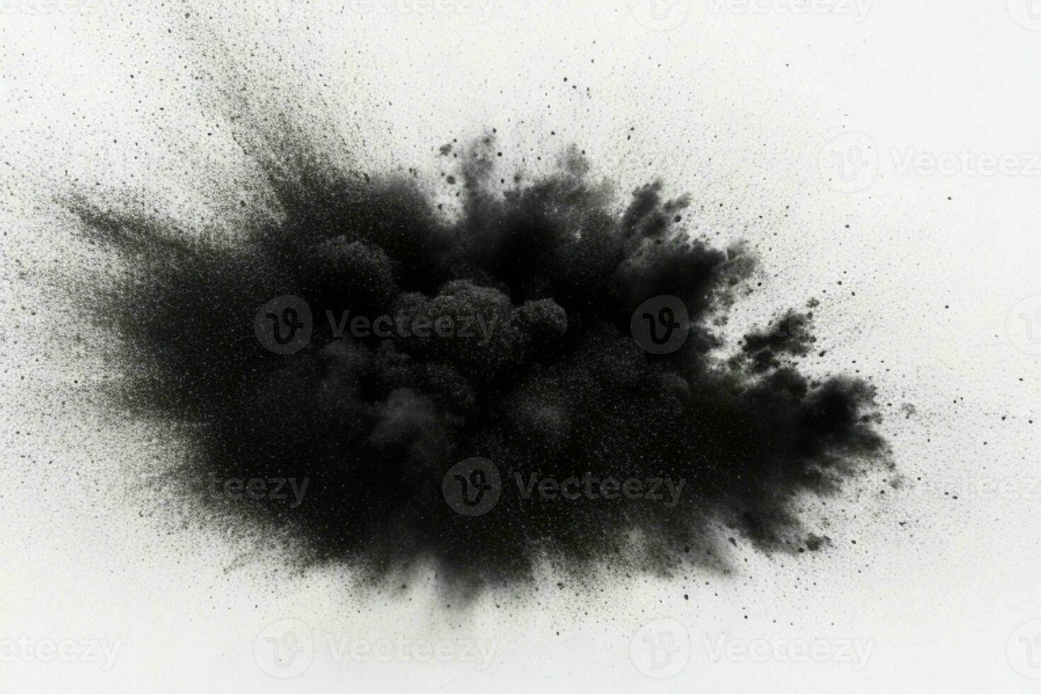 Abstract powder explosion background. AI Generative Pro Photo