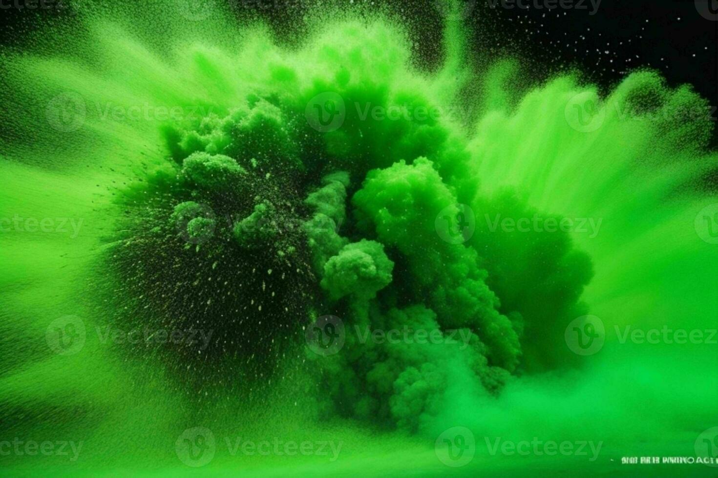 Abstract powder explosion background. AI Generative Pro Photo