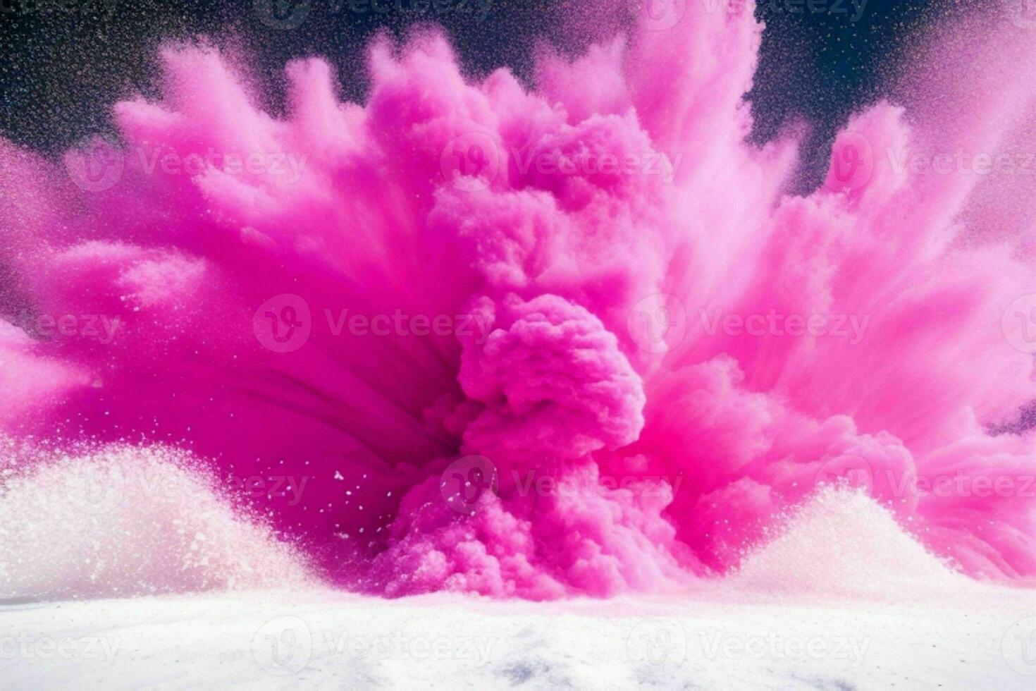 Abstract powder explosion background. AI Generative Pro Photo