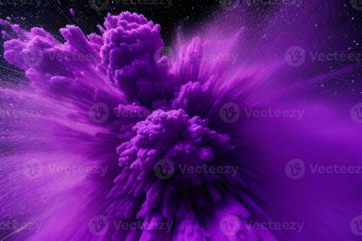 Abstract powder explosion background. AI Generative Pro Photo