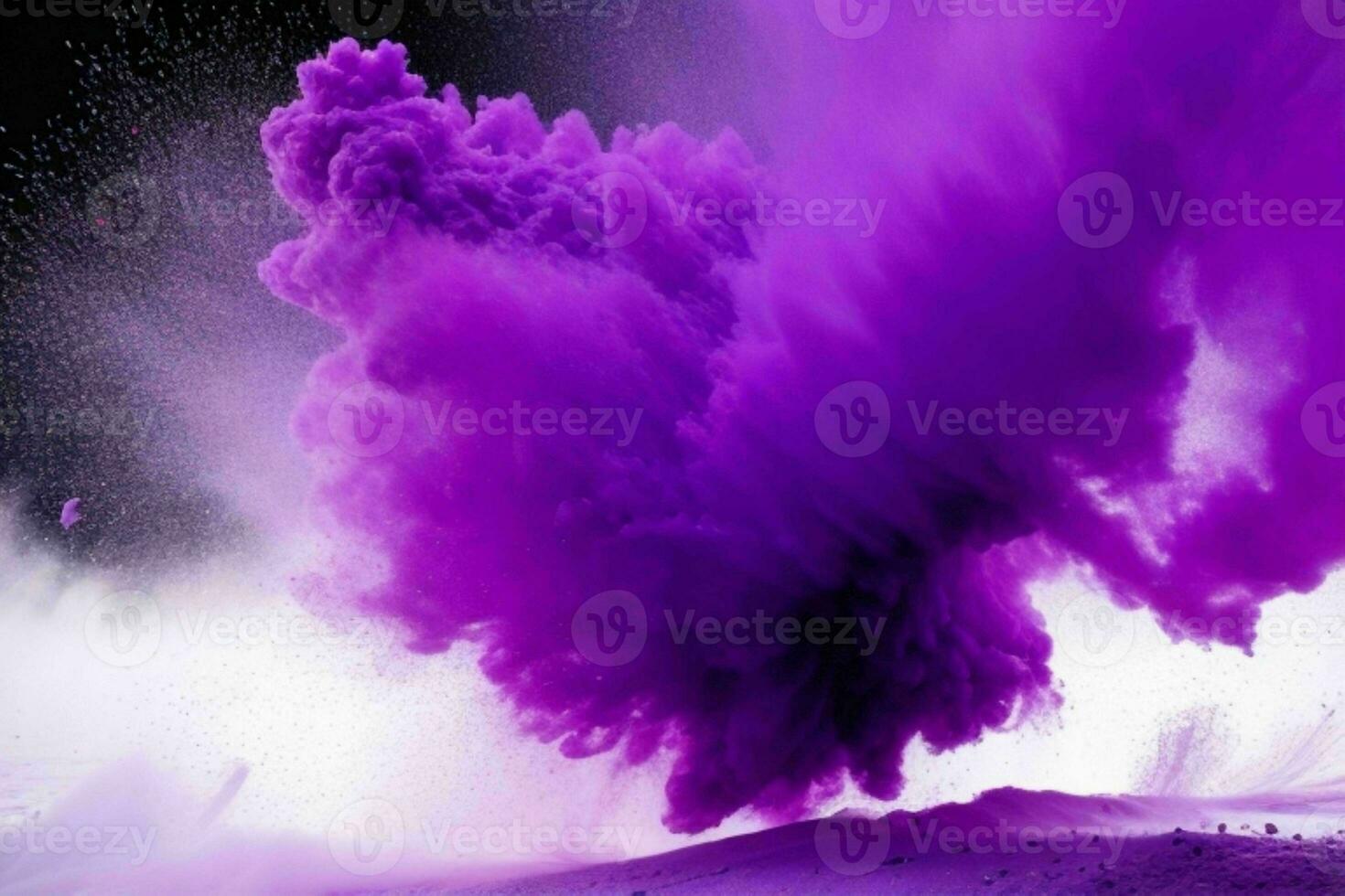 Abstract powder explosion background. AI Generative Pro Photo
