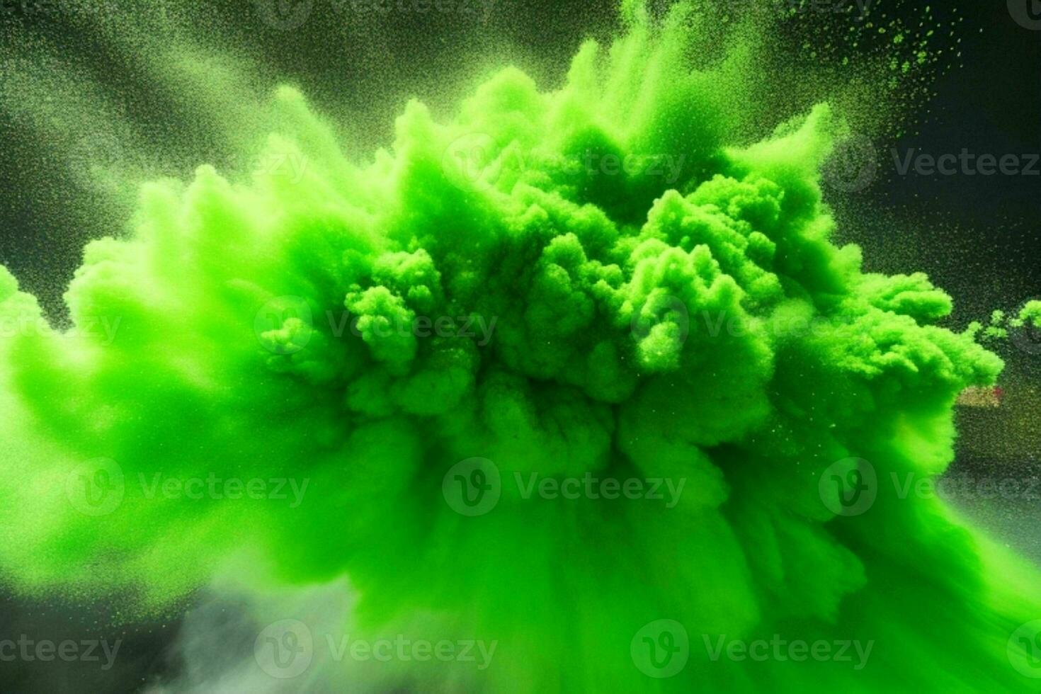 Abstract powder explosion background. AI Generative Pro Photo