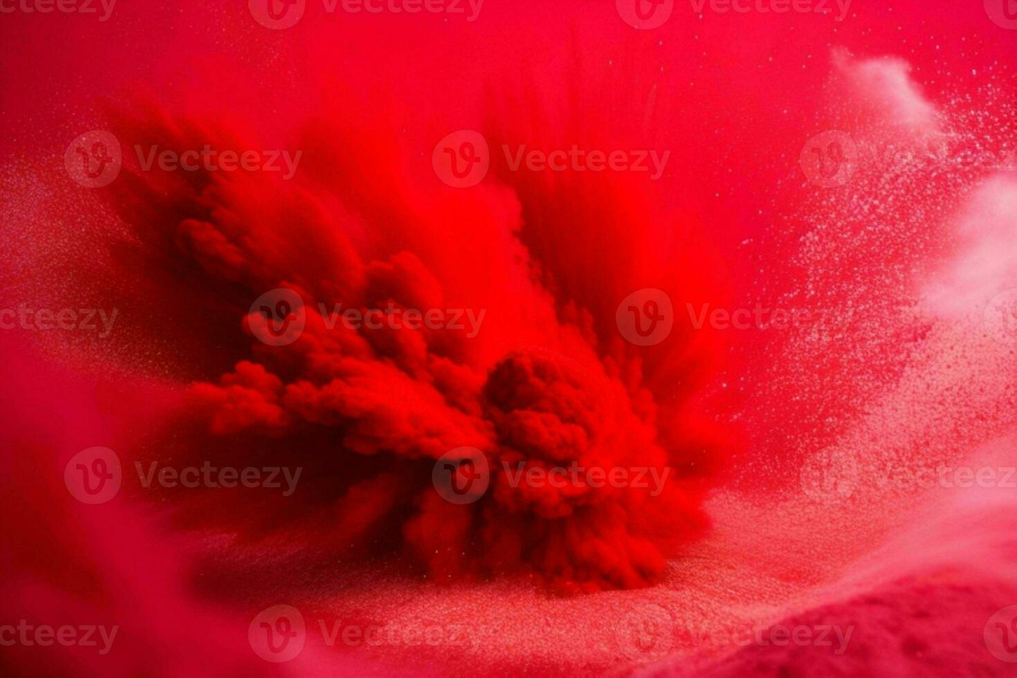 Abstract powder explosion background. AI Generative Pro Photo