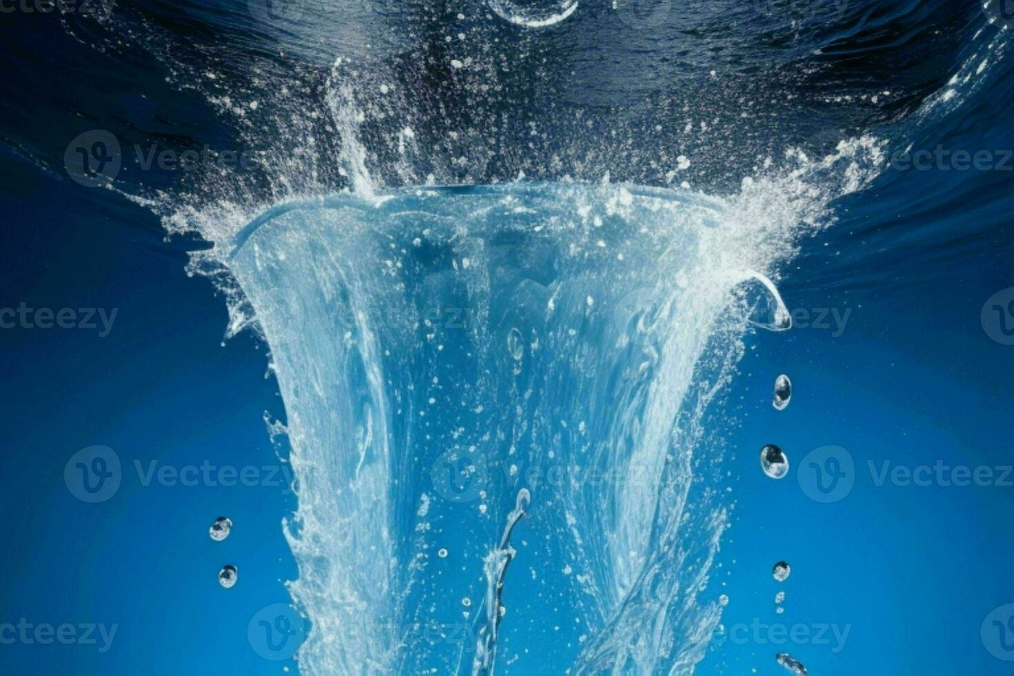 water splash. AI Generative Pro Photo