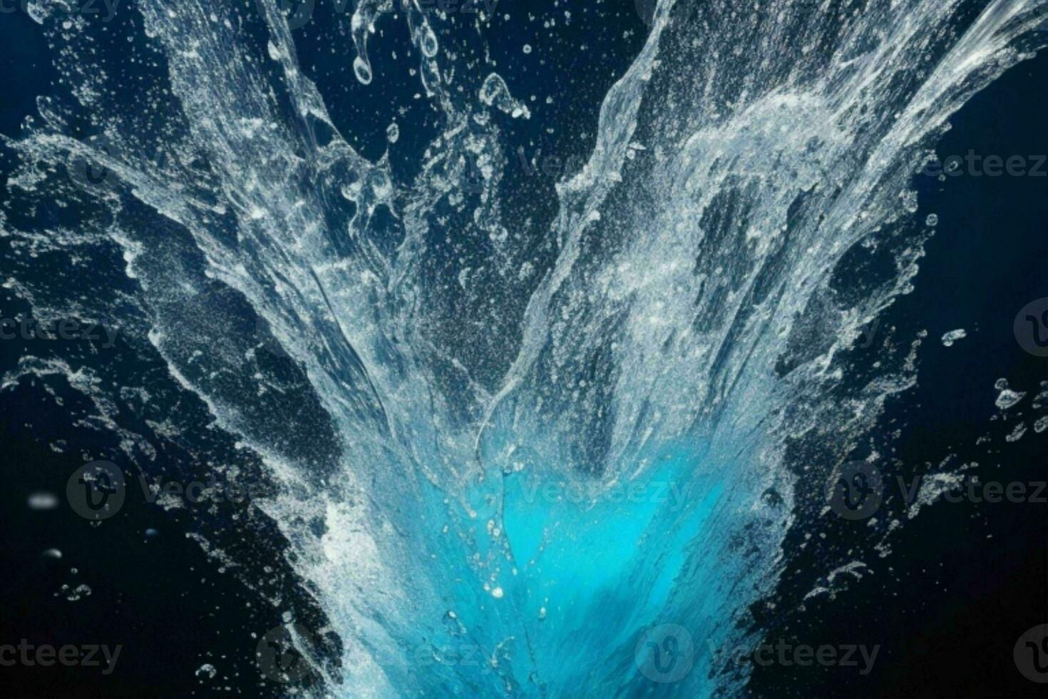 water splash. AI Generative Pro Photo