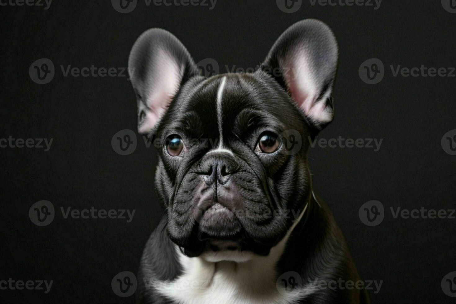 Photo of french bulldog. AI Generative Pro Photo