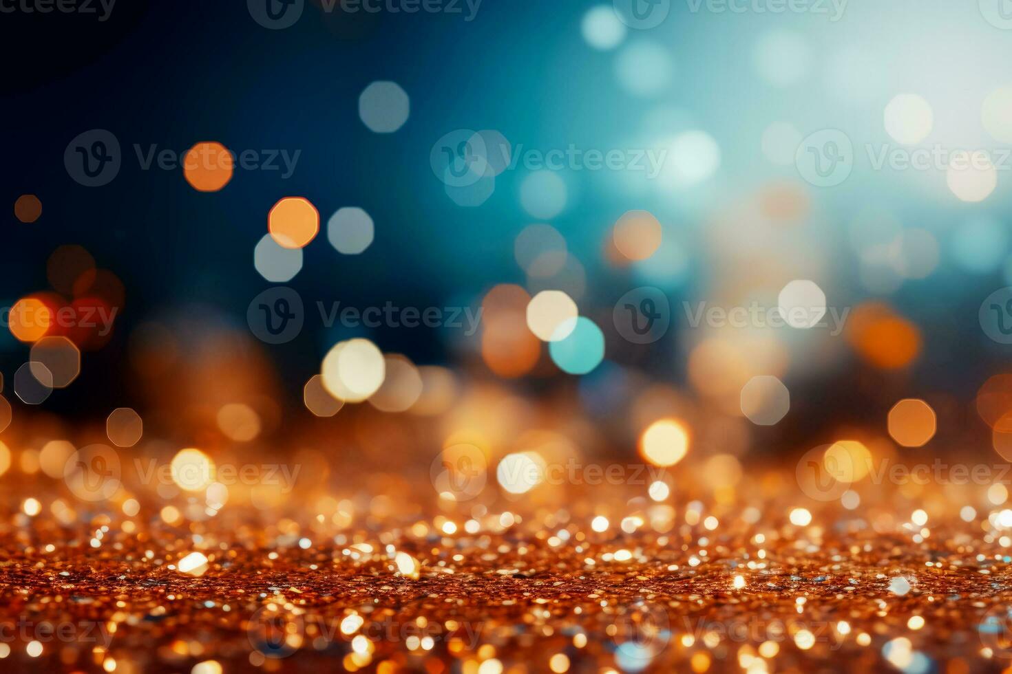 Close ups of sparkling New Years Eve firework displays background with empty space for text photo