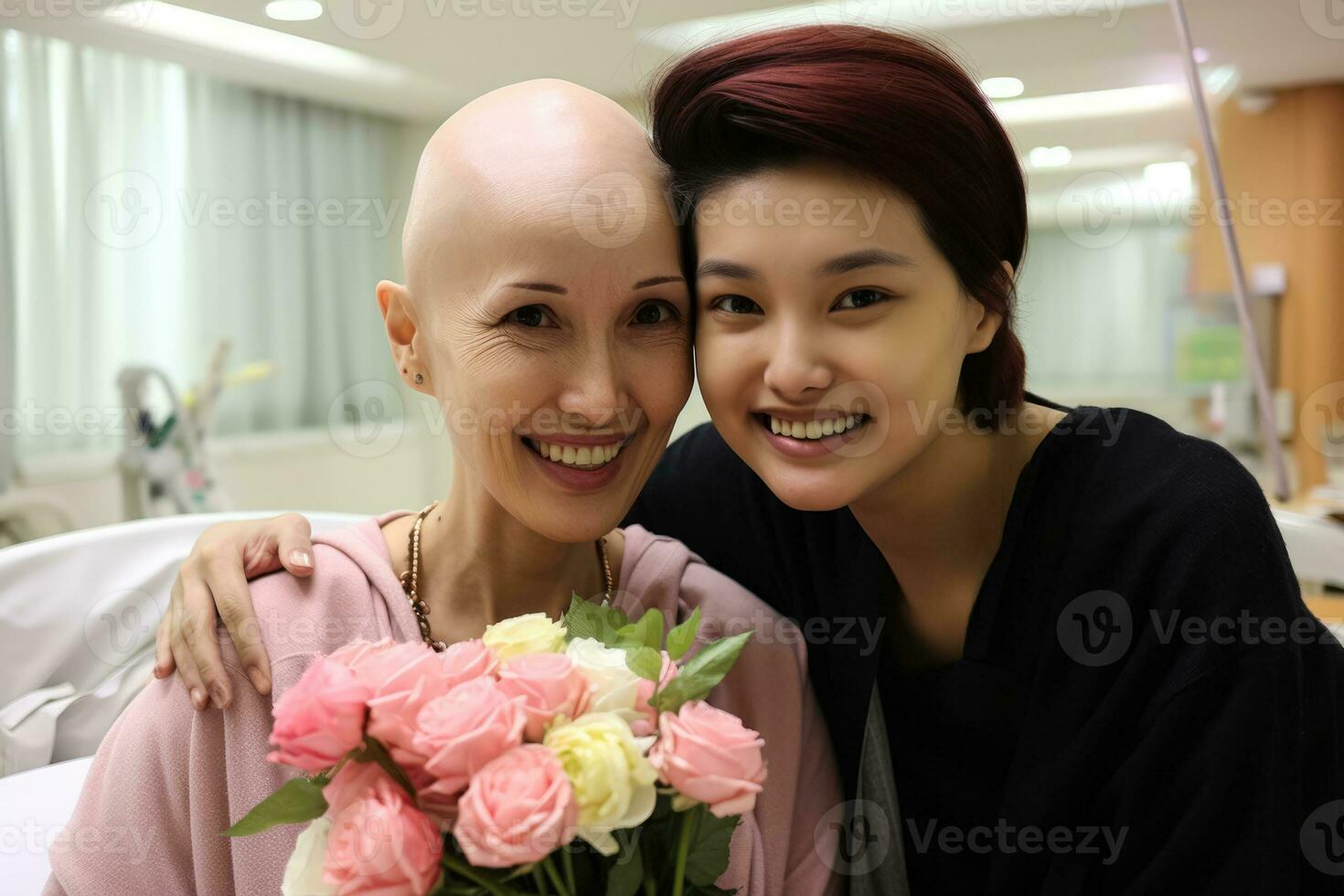 cáncer paciente cariñoso sencillo alegrías en diario vida A pesar de enfermedad foto