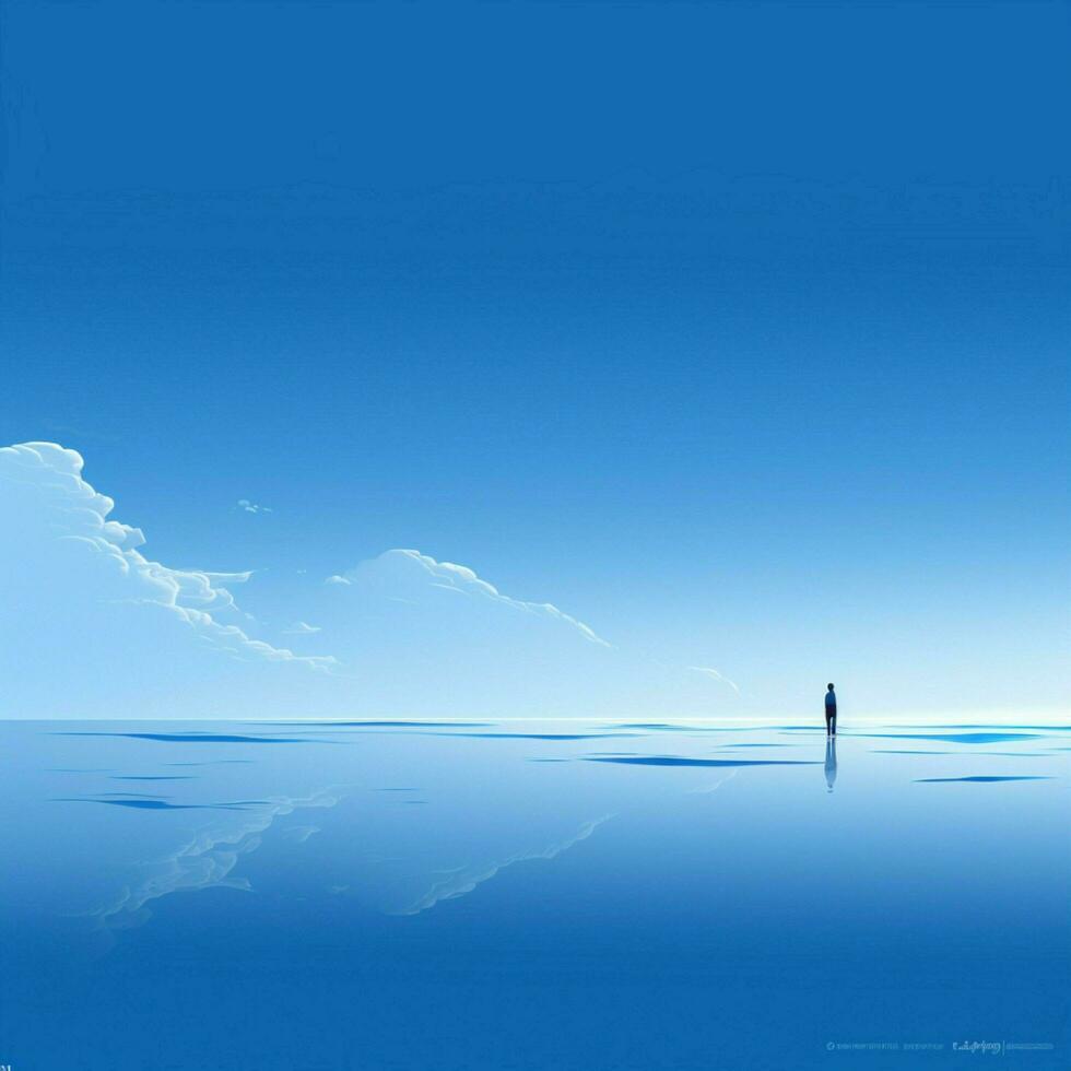 azure Minimalist wallpaper photo