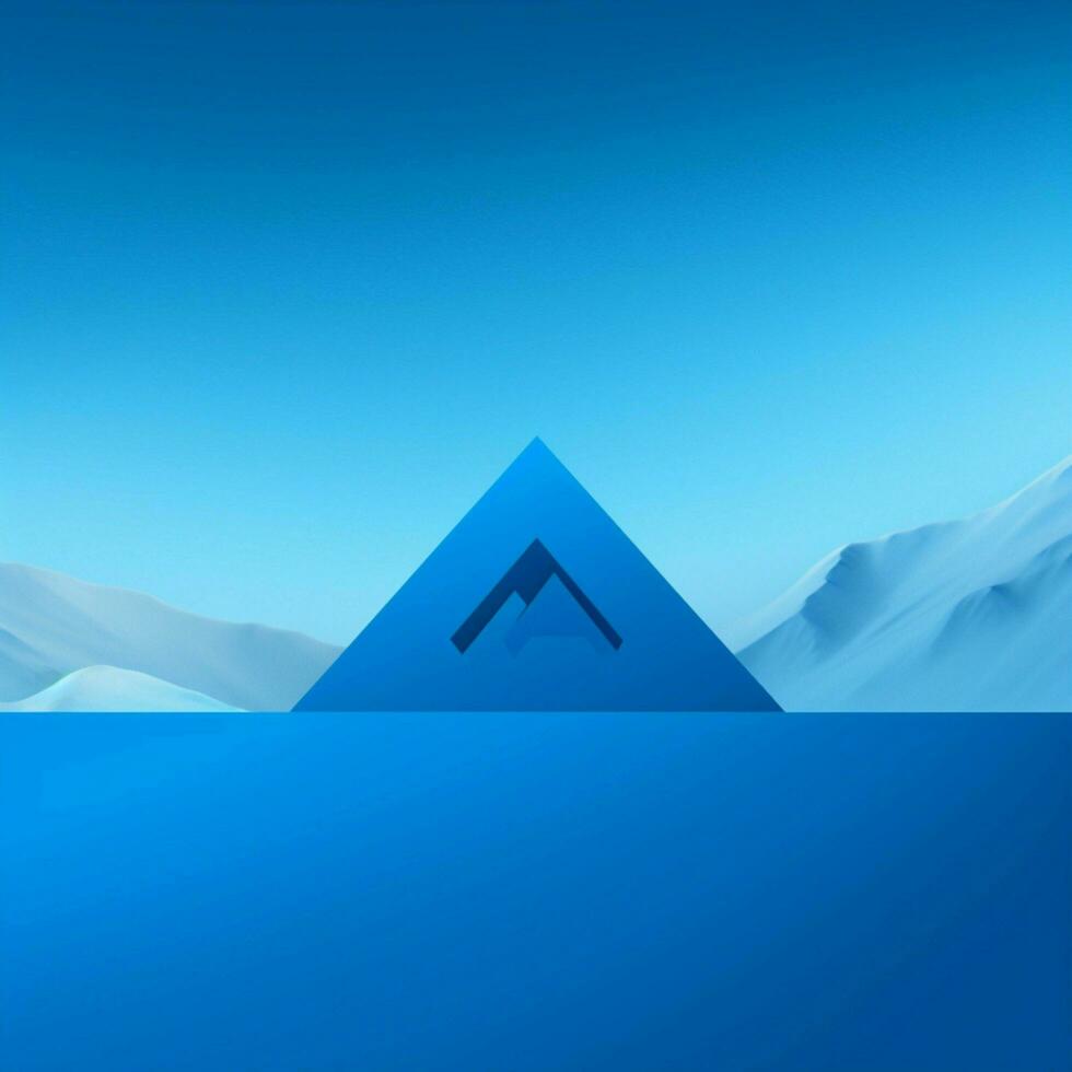 azure Minimalist wallpaper photo