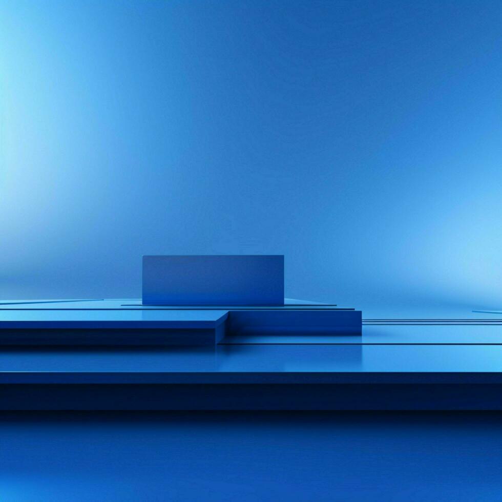 blue Minimalist wallpaper photo