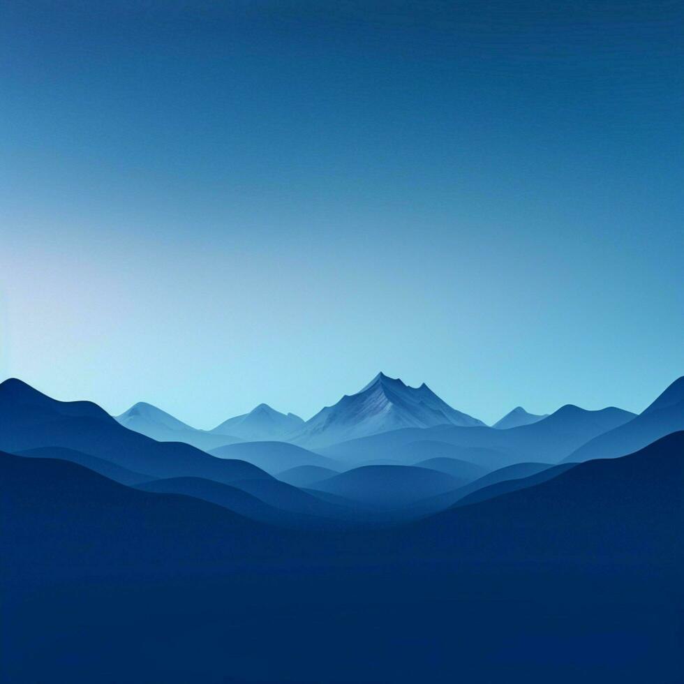 blue Minimalist wallpaper photo