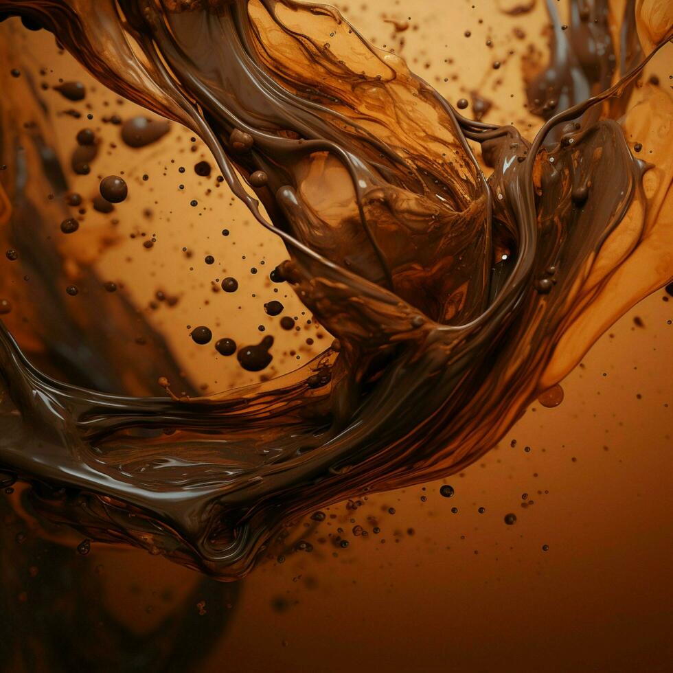 brown color splash photo