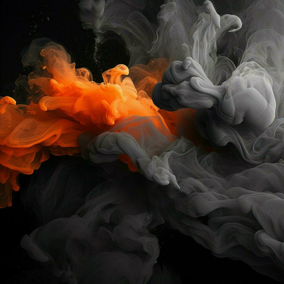 charcoal color splash photo