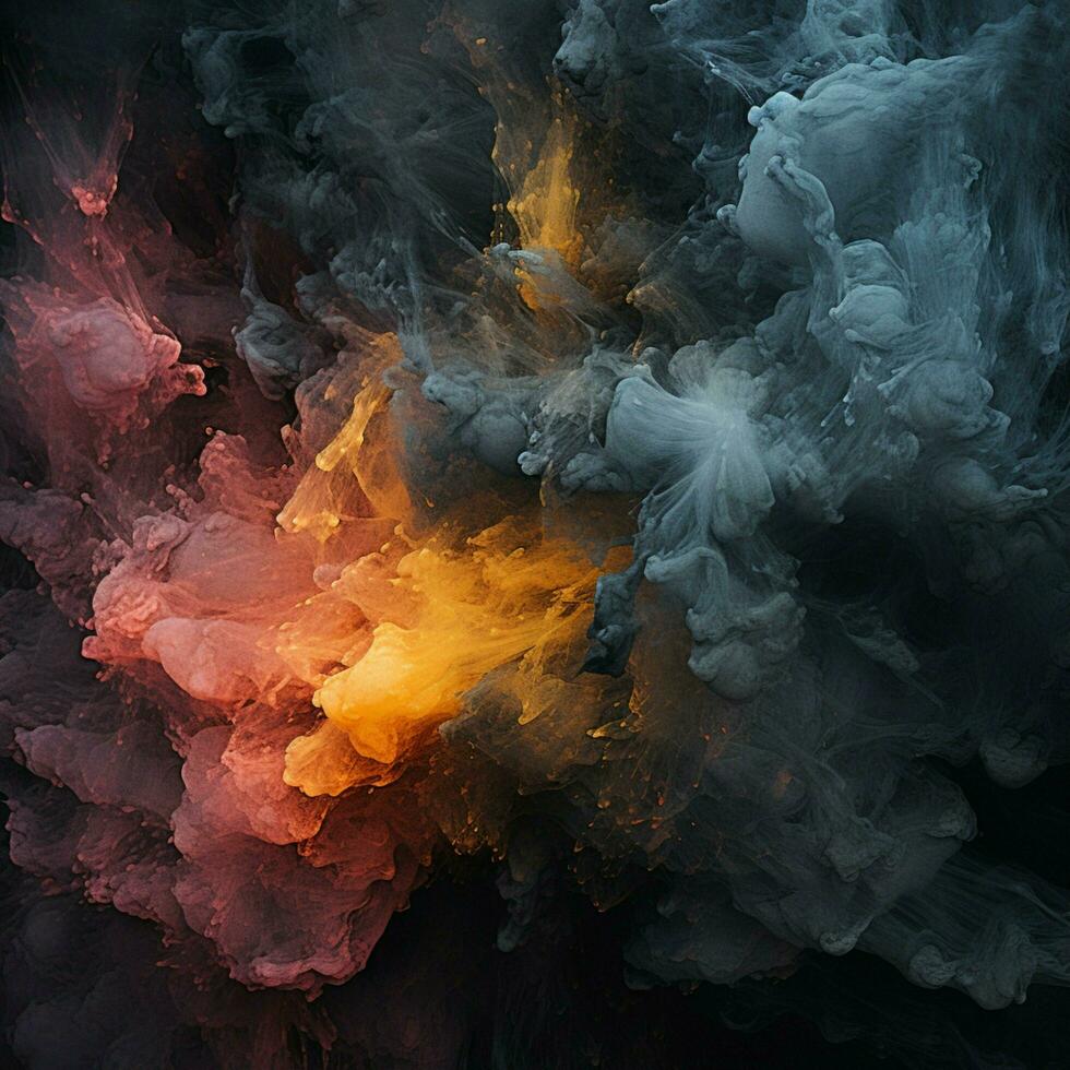 charcoal color splash photo