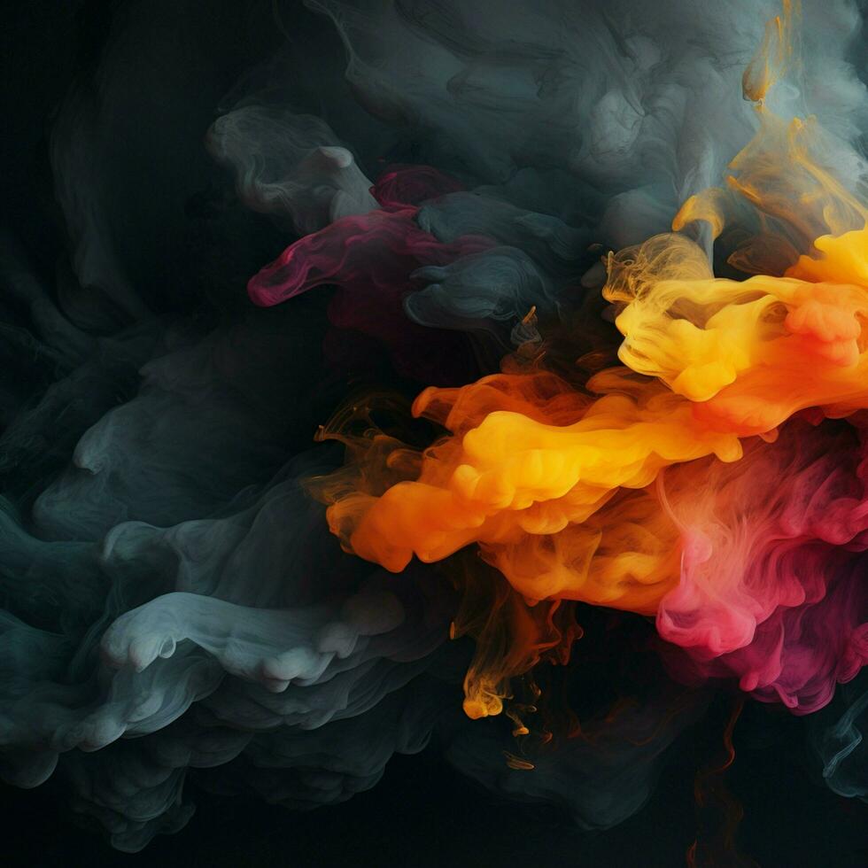 charcoal color splash photo