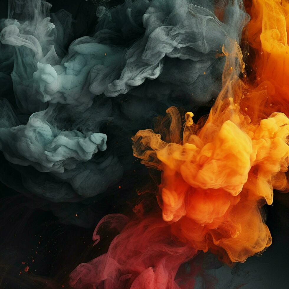 charcoal color splash photo