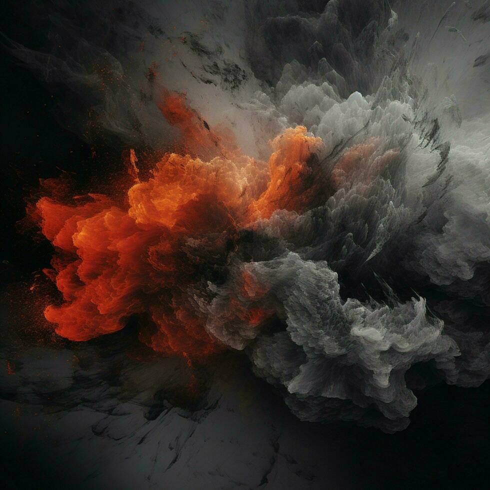 charcoal color splash photo